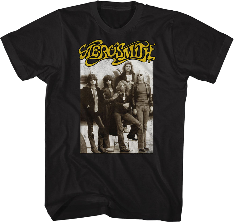 Plane Photo Aerosmith T-Shirt