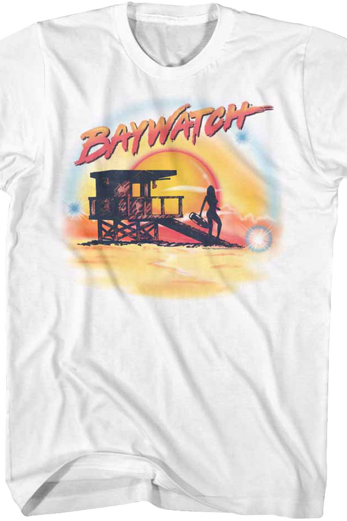 Airbrush Baywatch T-Shirt