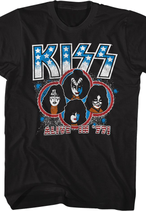 Alive In '77 KISS T-Shirt