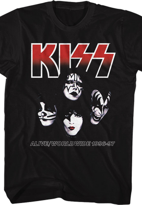 Alive/Worldwide 1996-97 KISS T-Shirt
