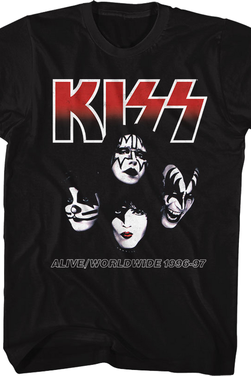 Alive/Worldwide 1996-97 KISS T-Shirt