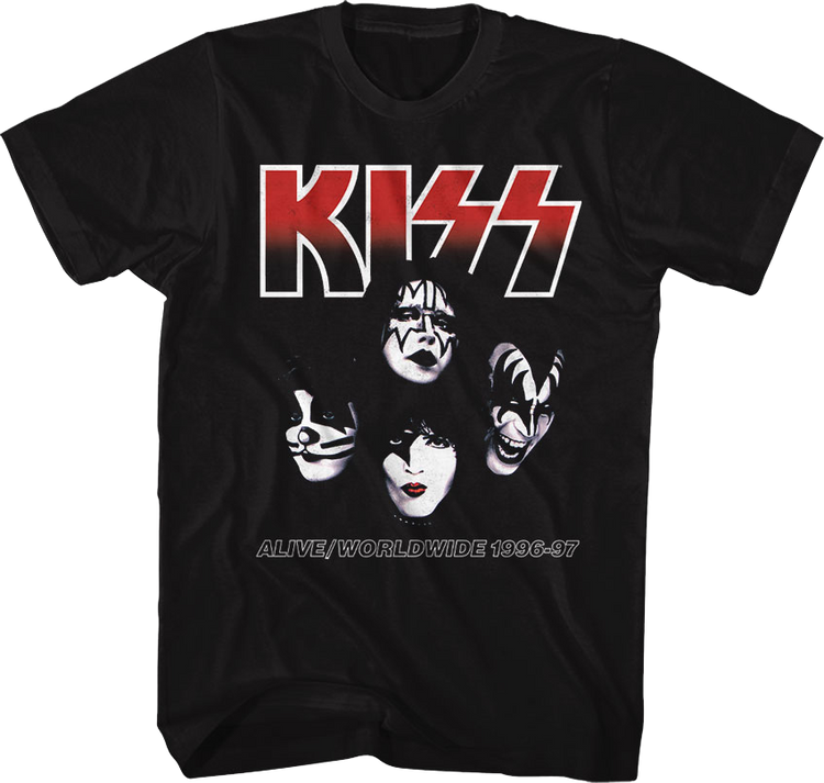 Alive/Worldwide 1996-97 KISS T-Shirt