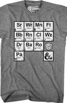 All Elements Dungeons & Dragons T-Shirt