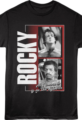 All I Wanna Do Is Go The Distance Photos Rocky T-Shirt
