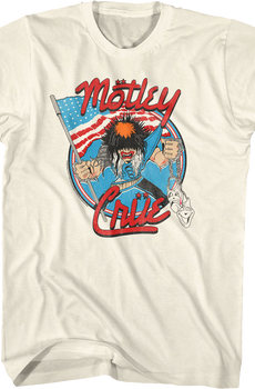 Allister Fiend American Flag Motley Crue T-Shirt