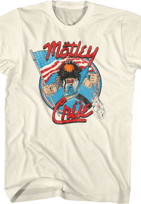 Allister Fiend American Flag Motley Crue T-Shirt