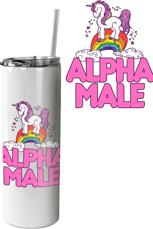Alpha Male Unicorn Tumbler