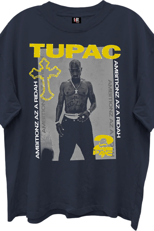 Ambitionz Az A Ridah Tupac Shakur Oversized T-Shirt