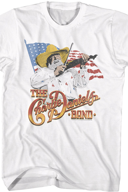 American Flag Charlie Daniels Band T-Shirt