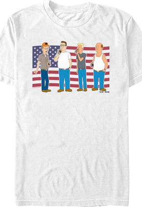 American Flag King of the Hill T-Shirt