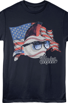 American Flag Logo Major League T-Shirt