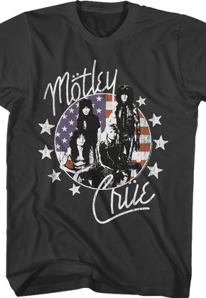 Star And Stripes Motley Crue T-Shirt