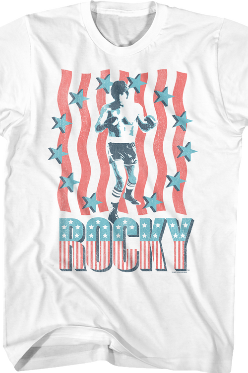 American Flag Rocky Shirt