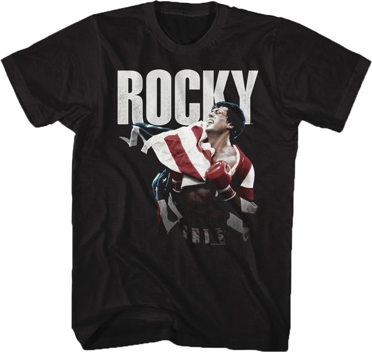 American Flag Rocky T-Shirt