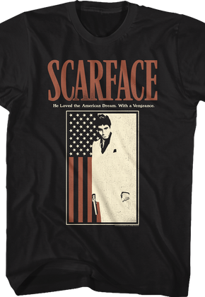 American Flag Scarface T-Shirt