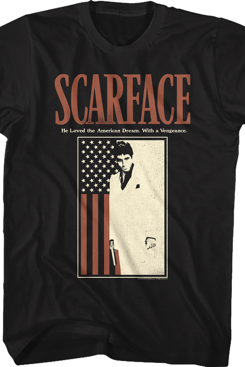 American Flag Scarface T-Shirt