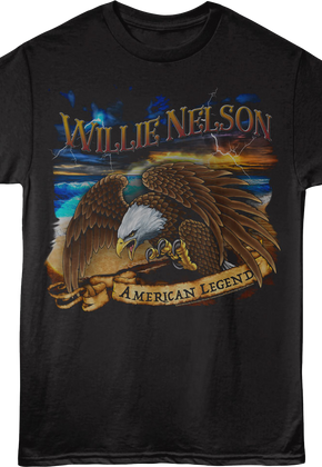 American Legend Banner Willie Nelson T-Shirt