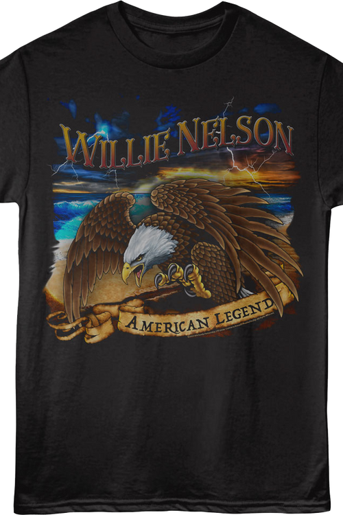 American Legend Banner Willie Nelson T-Shirt
