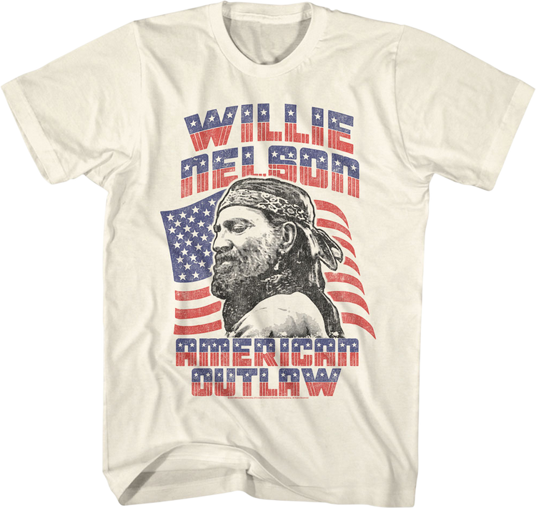 American Outlaw Willie Nelson T-Shirt