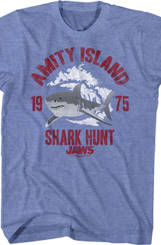 Amity Island 1975 Shark Hunt T-Shirt