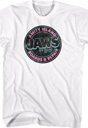Amity Island Boards & Repair Jaws T-Shirt
