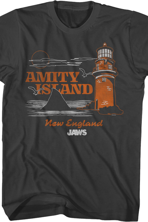Amity Island Lighthouse Jaws T-Shirt