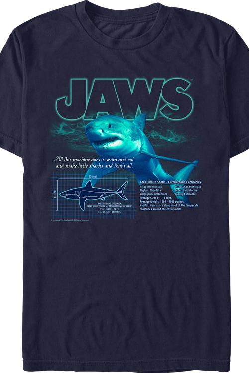Amity Island Specimen Jaws T-Shirt
