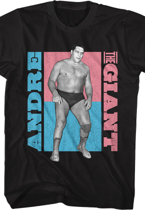 Color Blocks Andre The Giant T-Shirt