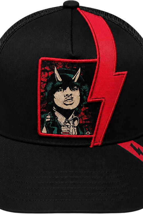 Angus Young Lightning Bolt ACDC Trucker Cap