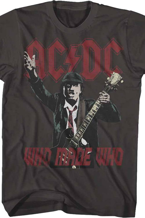 Angus Young Who Made Who ACDC T-Shirt