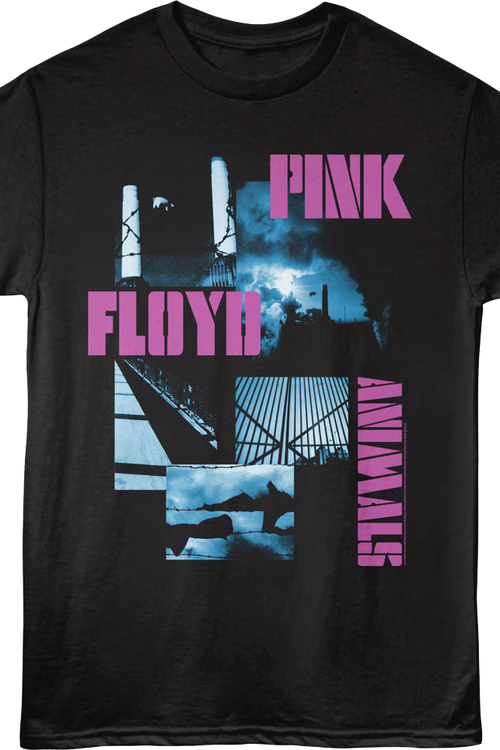 Animals Collage Pink Floyd T-Shirt