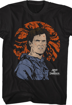 Illustrated Ash Williams Army of Darkness T-Shirt