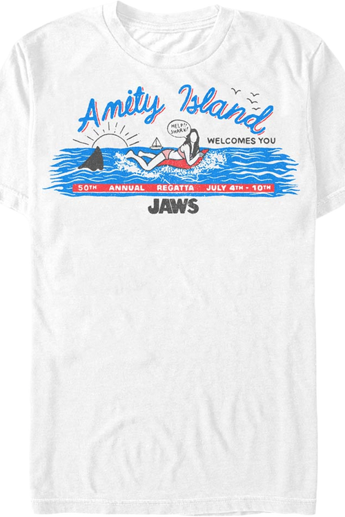 Annual Regatta Billboard Jaws T-Shirt