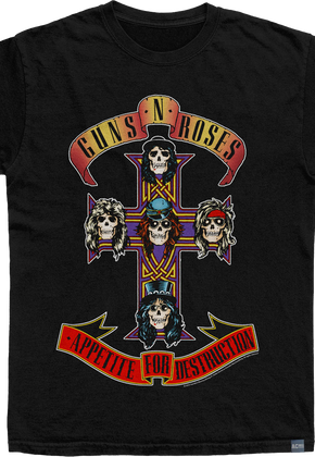 Made In USA Appetite For Destruction Guns N' Roses T-Shirt