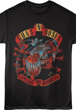 Appetite For Destruction Original Artwork Guns N' Roses T-Shirt
