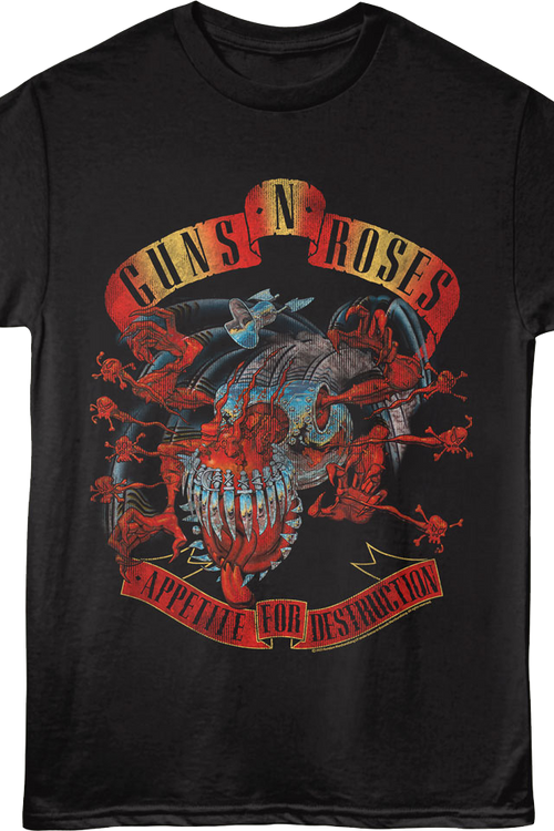 Appetite For Destruction Original Artwork Guns N' Roses T-Shirt