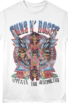 Appetite For Destruction Wings Guns N' Roses T-Shirt