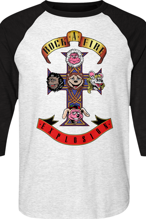 Appetite Rock-afire Explosion Raglan Baseball Shirt