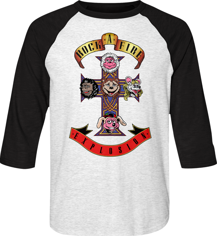 Appetite Rock-afire Explosion Raglan Baseball Shirt