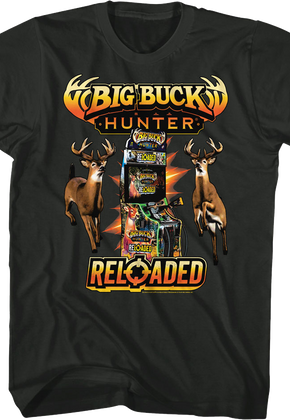 Arcade Cabinet Big Buck Hunter Reloaded T-Shirt