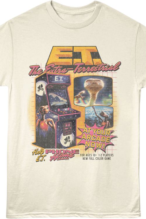 Arcade Game E.T. The Extra-Terrestrial T-Shirt