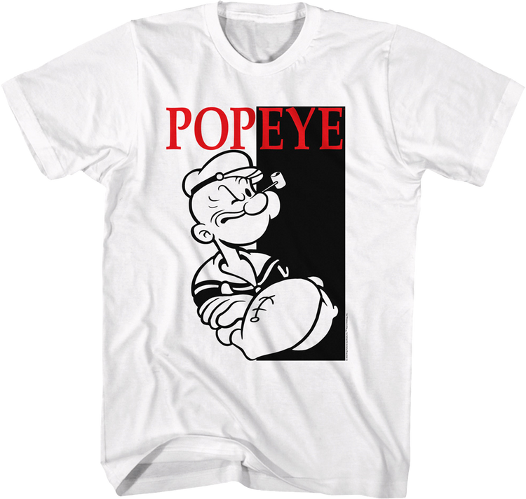Arms Folded Scarface Poster Popeye T-Shirt
