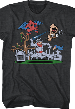 Arthur vs The Undead Ghosts 'N Goblins T-Shirt
