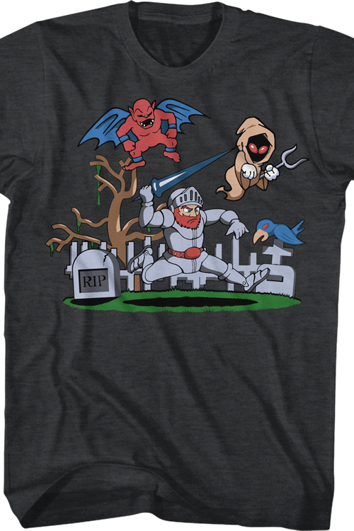 Arthur vs The Undead Ghosts 'N Goblins T-Shirt
