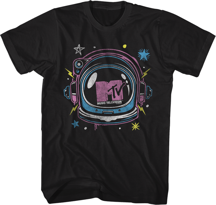 Astronaut Helmet MTV Shirt
