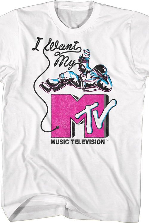 Astronaut I Want My MTV Shirt