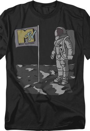 Astronaut Illustration MTV T-Shirt