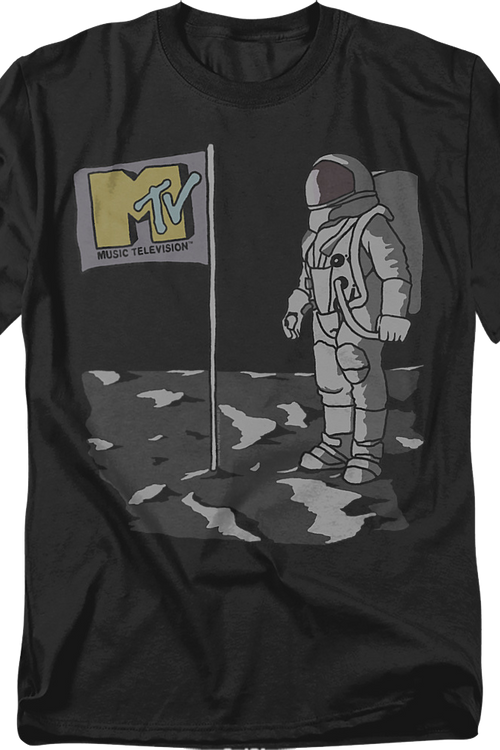 Astronaut Illustration MTV T-Shirt