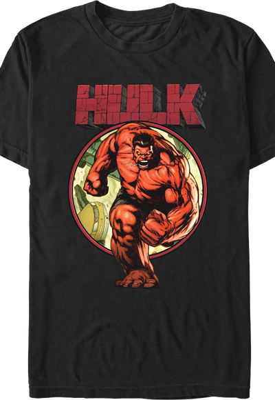 Attack Mode Red Hulk Marvel Comics T-Shirt