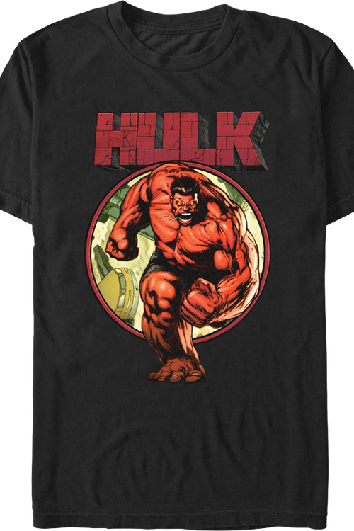 Attack Mode Red Hulk Marvel Comics T-Shirt